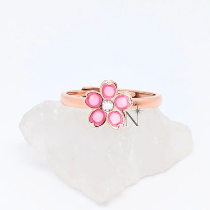 BAGUE FLEUR DE CERISIER S925 