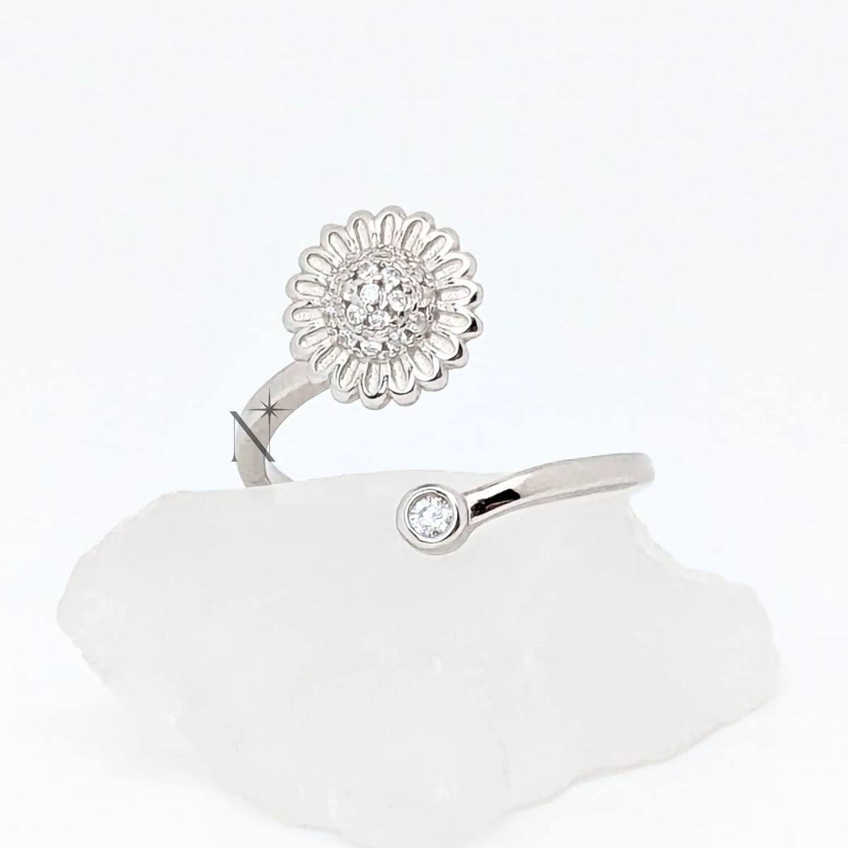 S925 Lotus Ring