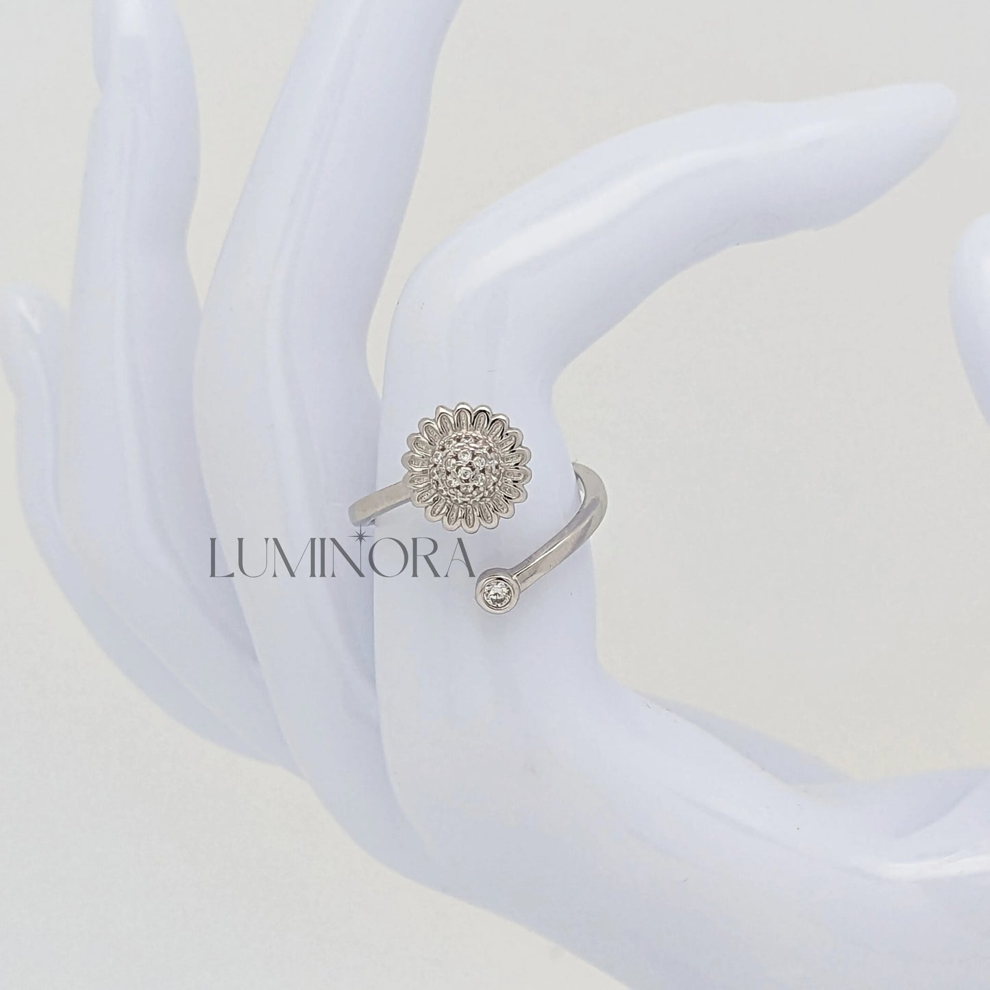 S925 LOTUS RING