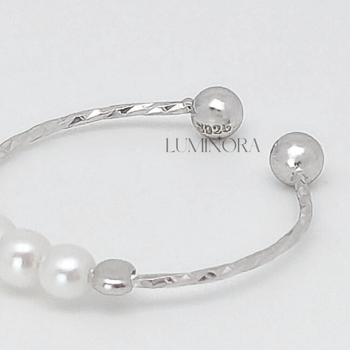 S925 PEARL RING