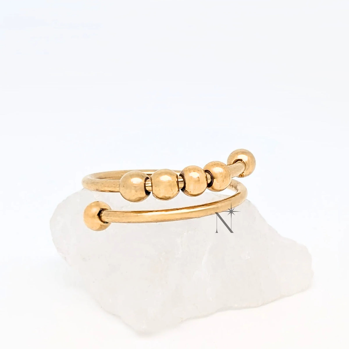 Wave Bead Ring