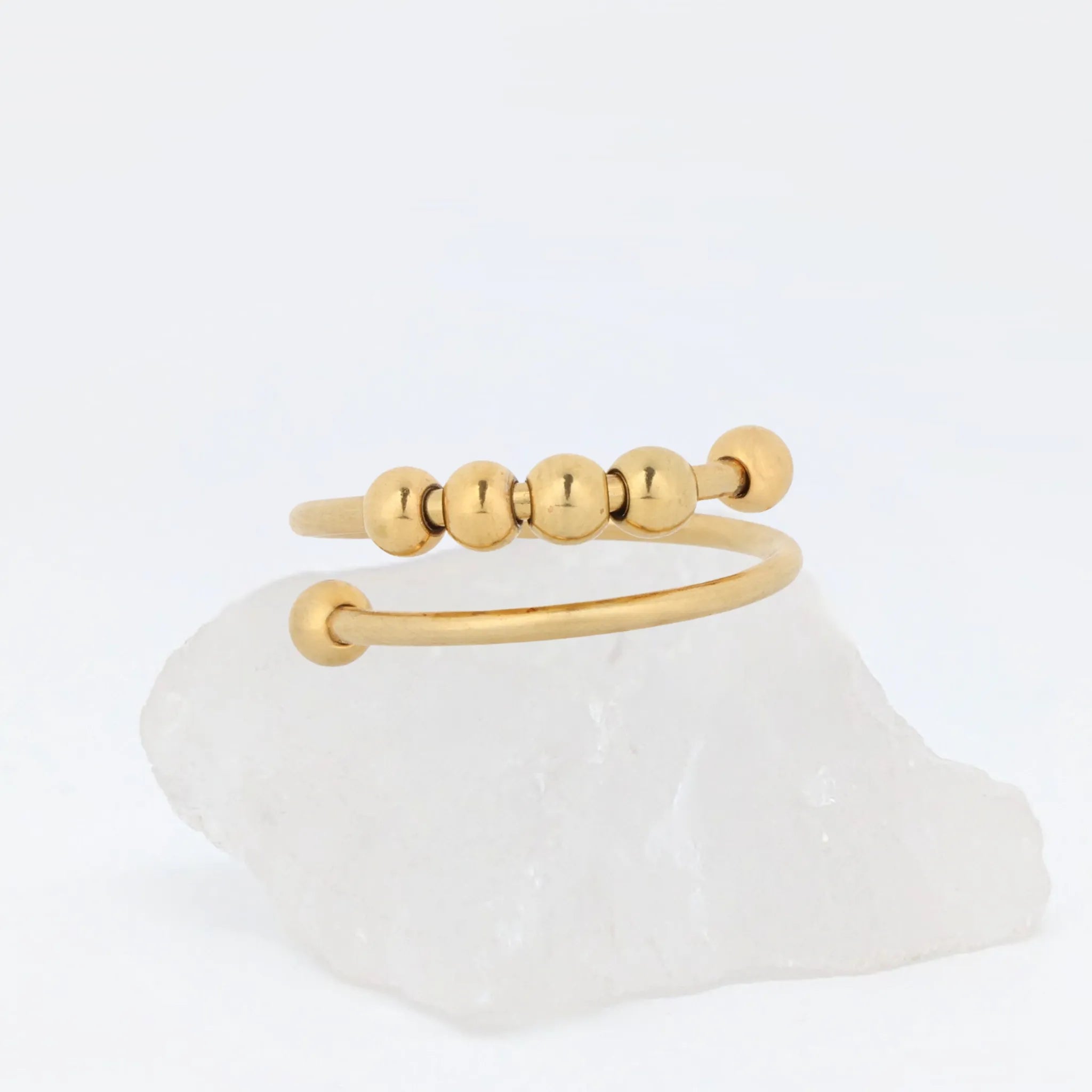Wave Bead Ring