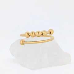 Wave Bead Ring