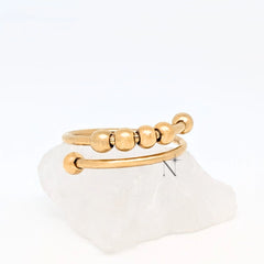 Wave Bead Ring