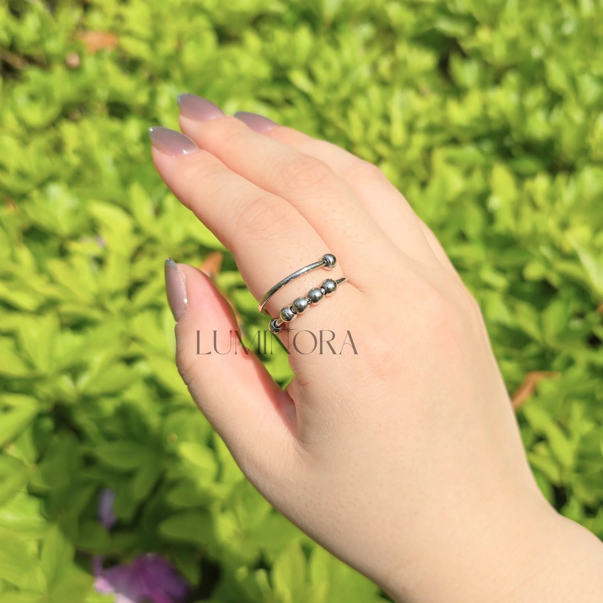 Wave Bead Ring