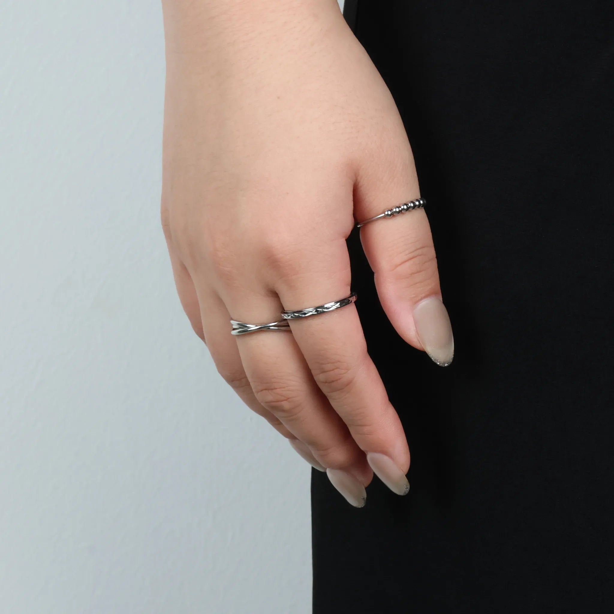 Harmony Bundel fidget ringen gedragen om de vinger voor stressvermindering