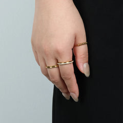 Mindful Bundel fidget ring gedragen om de vinger voor stressvermindering