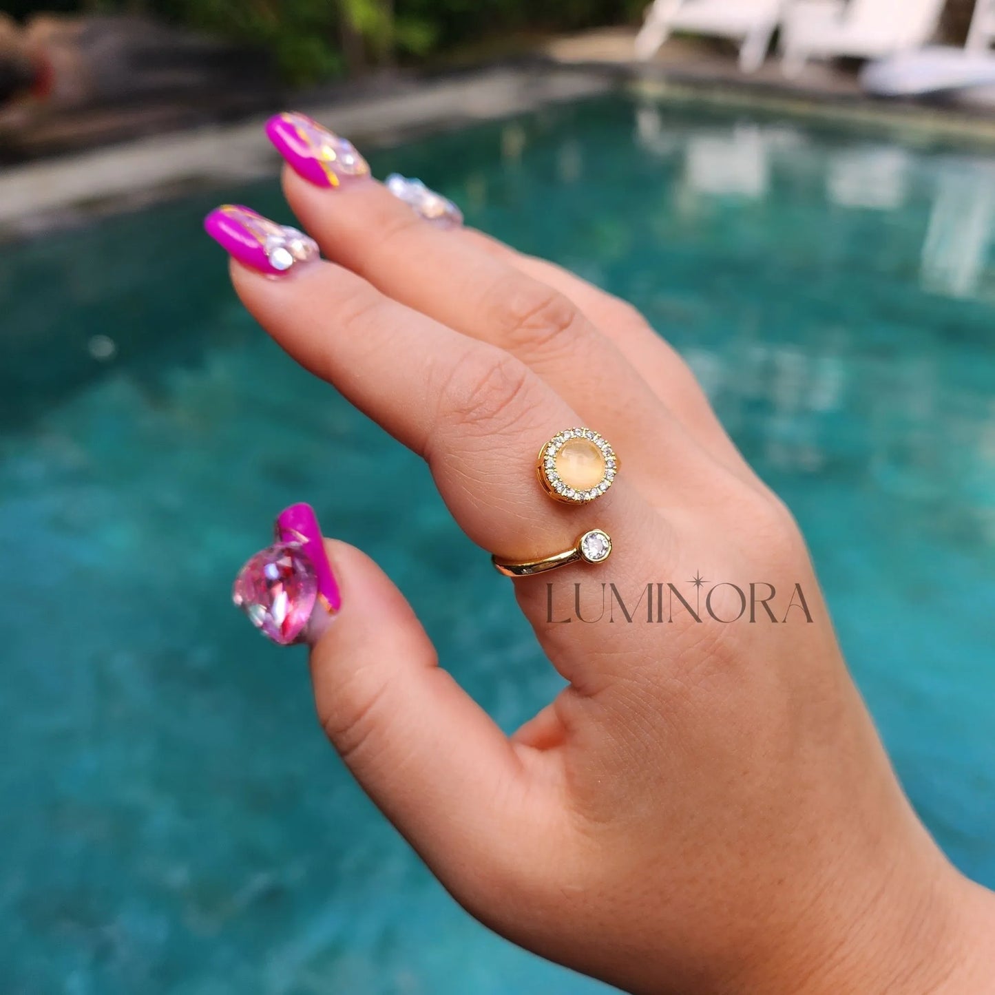 BAGUE OPALE S925 