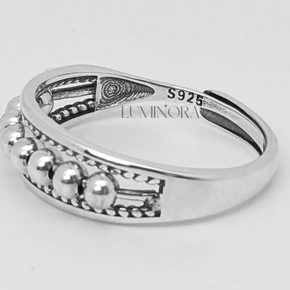 S925 PENDULUM RING