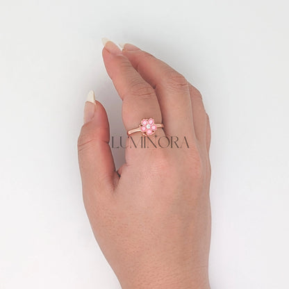 S925 CHERRY BLOSSOM RING