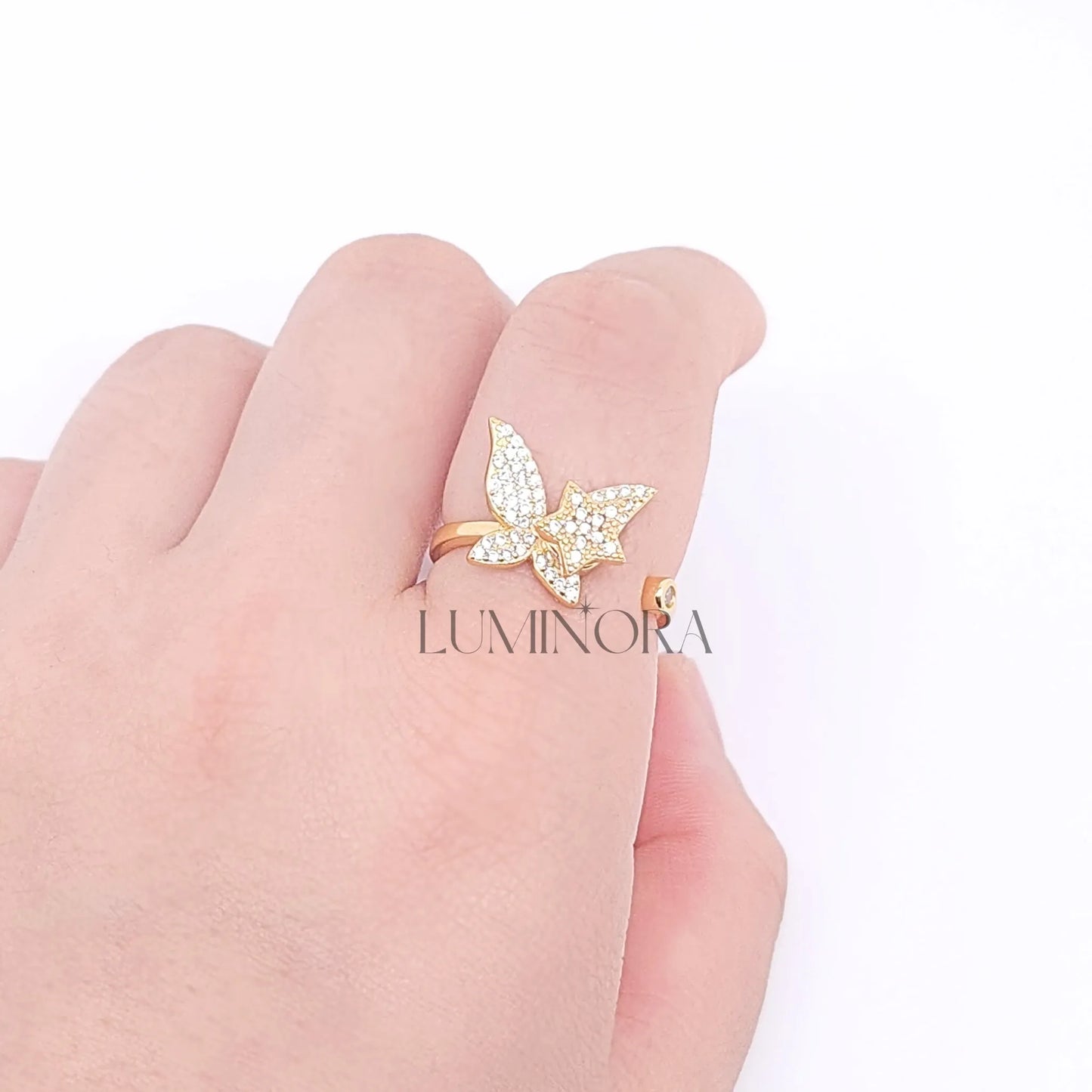 BAGUE PAPILLON S925 