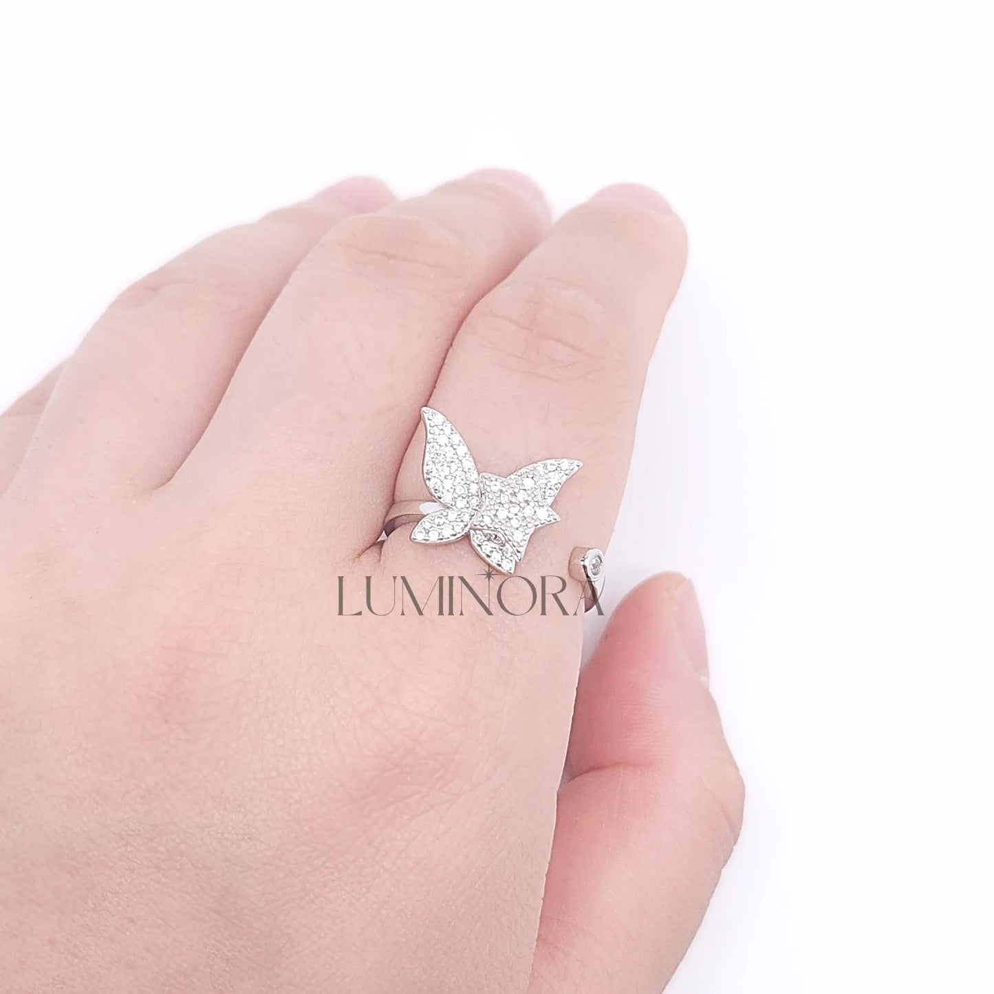 BAGUE PAPILLON S925 